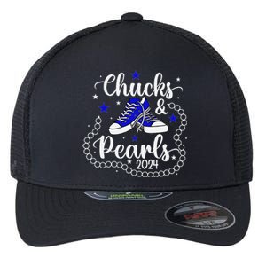 Chucks And Pearls Kamala Harris 2024 Flexfit Unipanel Trucker Cap