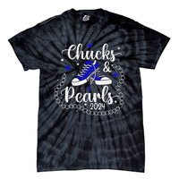 Chucks And Pearls Kamala Harris 2024 Tie-Dye T-Shirt