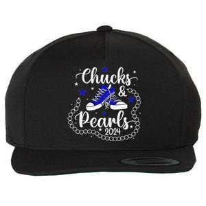 Chucks And Pearls Kamala Harris 2024 Wool Snapback Cap