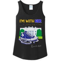 Chucks And Pearls IM With Her Kamala 2024 Ladies Essential Tank