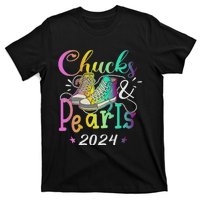 Chucks And Pearls IM With Her Kamala 2024 T-Shirt