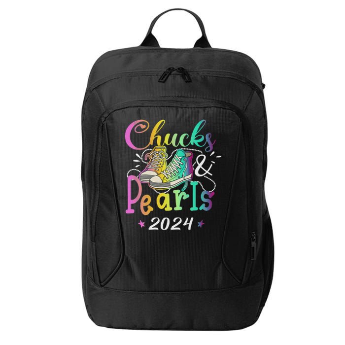 Chucks And Pearls IM With Her Kamala 2024 City Backpack