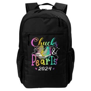 Chucks And Pearls IM With Her Kamala 2024 Daily Commute Backpack