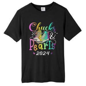 Chucks And Pearls IM With Her Kamala 2024 Tall Fusion ChromaSoft Performance T-Shirt