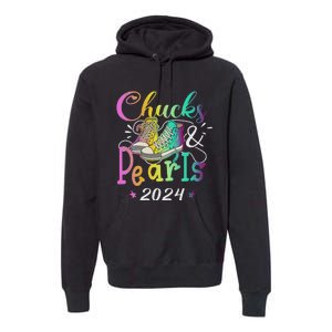 Chucks And Pearls IM With Her Kamala 2024 Premium Hoodie