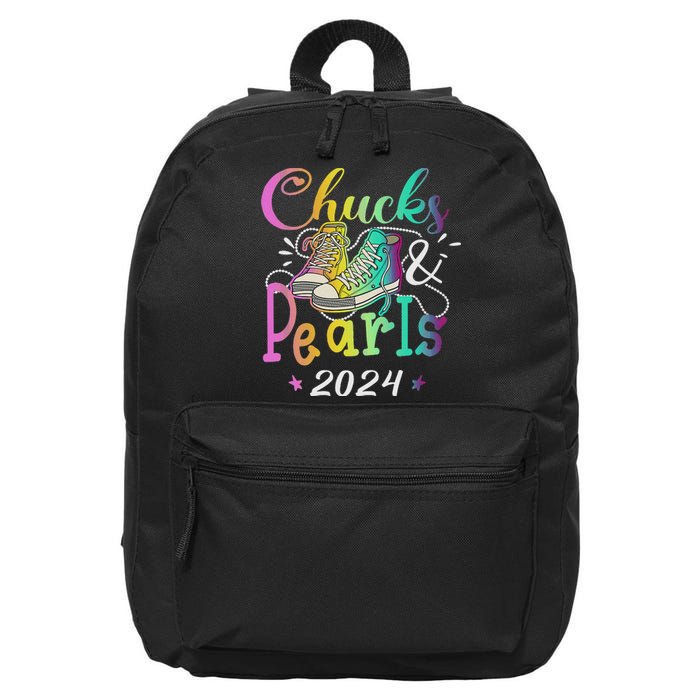 Chucks And Pearls IM With Her Kamala 2024 16 in Basic Backpack