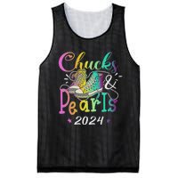 Chucks And Pearls IM With Her Kamala 2024 Mesh Reversible Basketball Jersey Tank