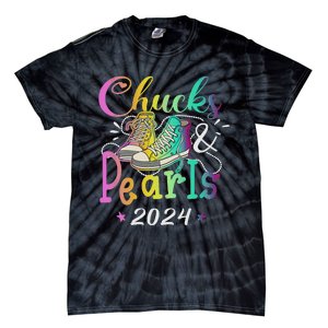 Chucks And Pearls IM With Her Kamala 2024 Tie-Dye T-Shirt