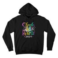 Chucks And Pearls IM With Her Kamala 2024 Tall Hoodie