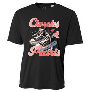 Chucks And Pearls IM With Her Kamala Cooling Performance Crew T-Shirt