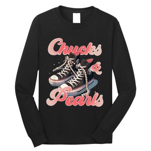 Chucks And Pearls IM With Her Kamala Long Sleeve Shirt