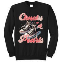 Chucks And Pearls IM With Her Kamala Sweatshirt