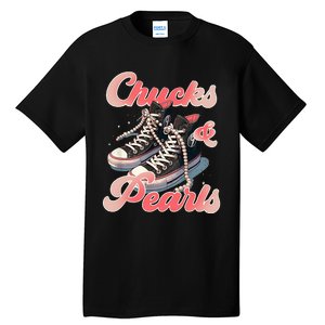 Chucks And Pearls IM With Her Kamala Tall T-Shirt