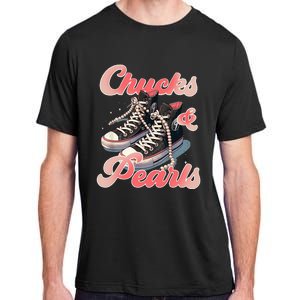 Chucks And Pearls IM With Her Kamala Adult ChromaSoft Performance T-Shirt