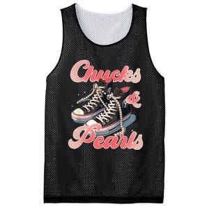 Chucks And Pearls IM With Her Kamala Mesh Reversible Basketball Jersey Tank