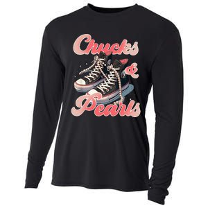 Chucks And Pearls IM With Her Kamala Cooling Performance Long Sleeve Crew