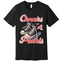 Chucks And Pearls IM With Her Kamala Premium T-Shirt