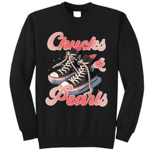 Chucks And Pearls IM With Her Kamala Tall Sweatshirt