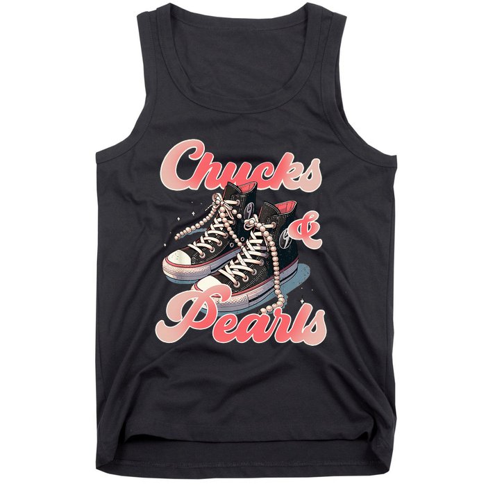 Chucks And Pearls IM With Her Kamala Tank Top