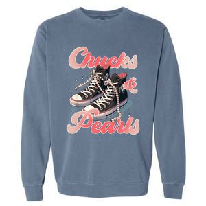 Chucks And Pearls IM With Her Kamala Garment-Dyed Sweatshirt