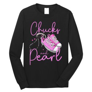 Chucks And Pearls 2024 Kama For Women Long Sleeve Shirt