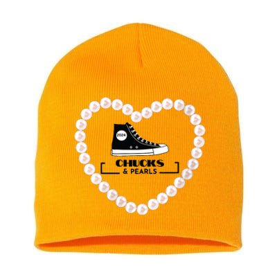 Chucks And Pearls 2024 Short Acrylic Beanie