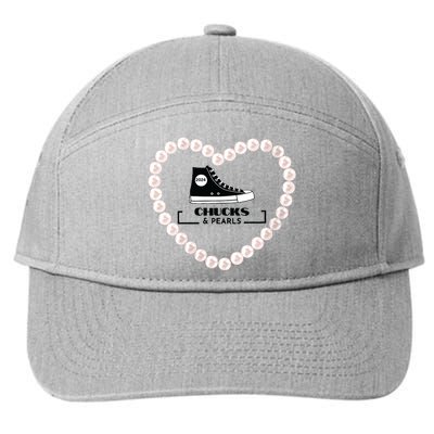 Chucks And Pearls 2024 7-Panel Snapback Hat