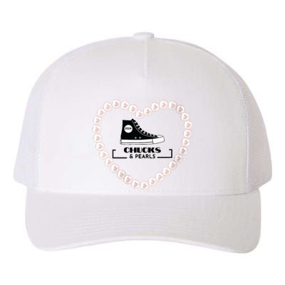 Chucks And Pearls 2024 Yupoong Adult 5-Panel Trucker Hat