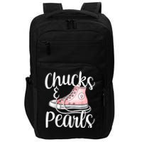 Chucks And Pearls Gift Kamala Harris New Vice President Impact Tech Backpack