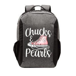 Chucks And Pearls Gift Kamala Harris New Vice President Vector Backpack