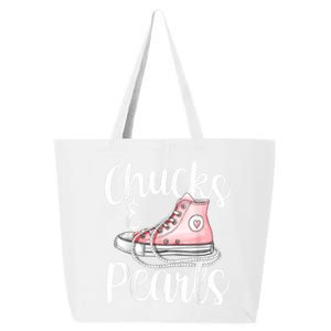 Chucks And Pearls Gift Kamala Harris New Vice President 25L Jumbo Tote