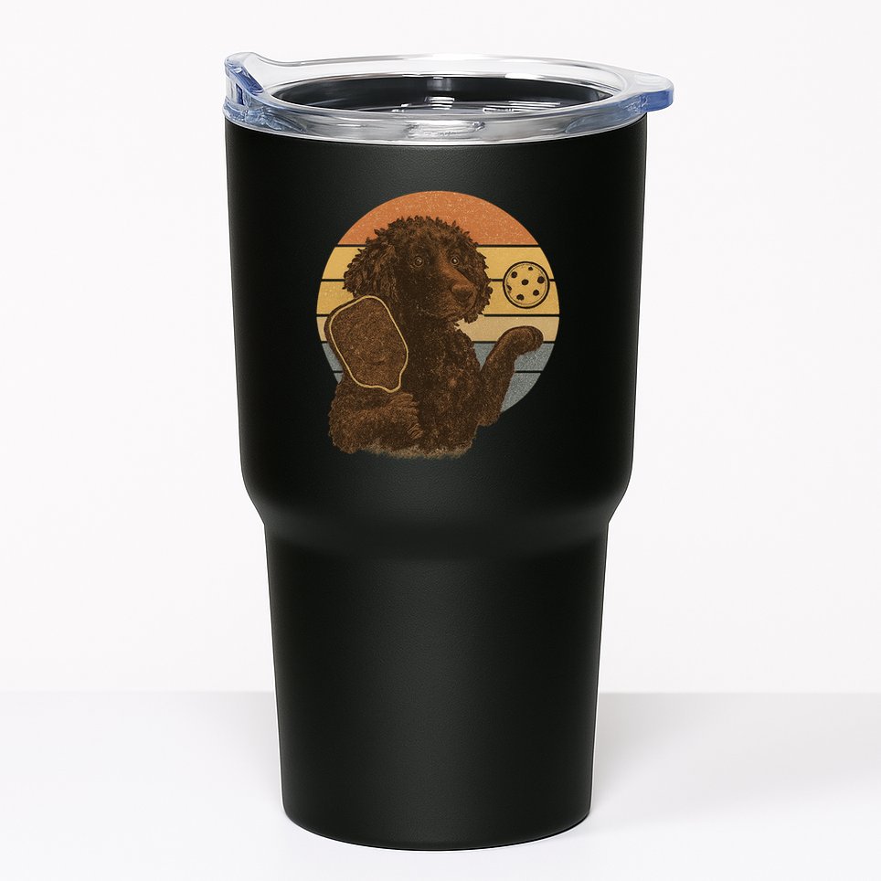 Custom AI Pickleball Dog Tumbler