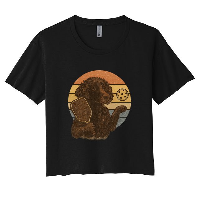 Custom AI Pickleball Dog Crop Top