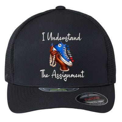 Chucks And Pearls Election 2024 I Understand The Assignment Flexfit Unipanel Trucker Cap