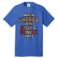 Cuban And Peruvian Made In America Mix Dna Heritage Vintage Tall T-Shirt