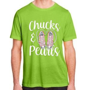 Chucks And Pearls Gift Kamala Harris New Vice President Adult ChromaSoft Performance T-Shirt