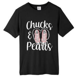 Chucks And Pearls Gift Kamala Harris New Vice President Tall Fusion ChromaSoft Performance T-Shirt