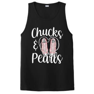 Chucks And Pearls Gift Kamala Harris New Vice President PosiCharge Competitor Tank