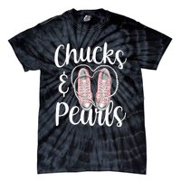 Chucks And Pearls Gift Kamala Harris New Vice President Tie-Dye T-Shirt