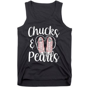 Chucks And Pearls Gift Kamala Harris New Vice President Tank Top