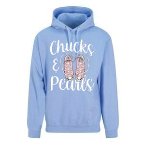 Chucks And Pearls Gift Kamala Harris New Vice President Unisex Surf Hoodie