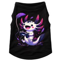 Cute Axolotl Playing Console Video Games Axolotl Gaming Doggie Tank
