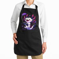 Cute Axolotl Playing Console Video Games Axolotl Gaming Apron