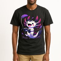 Cute Axolotl Playing Console Video Games Axolotl Gaming Tall T-Shirt