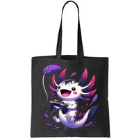 Cute Axolotl Playing Console Video Games Axolotl Gaming Bag