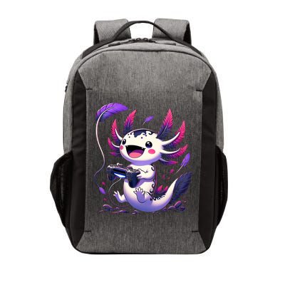 Cute Axolotl Playing Console Video Games Axolotl Gaming Vector Backpack