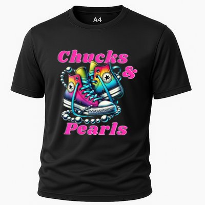 Chucks And Pearls Cooling Performance Crew T-Shirt