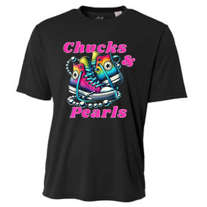 Chucks And Pearls Cooling Performance Crew T-Shirt