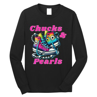 Chucks And Pearls Long Sleeve Shirt