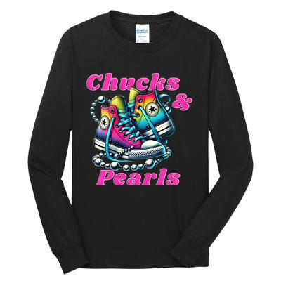 Chucks And Pearls Tall Long Sleeve T-Shirt